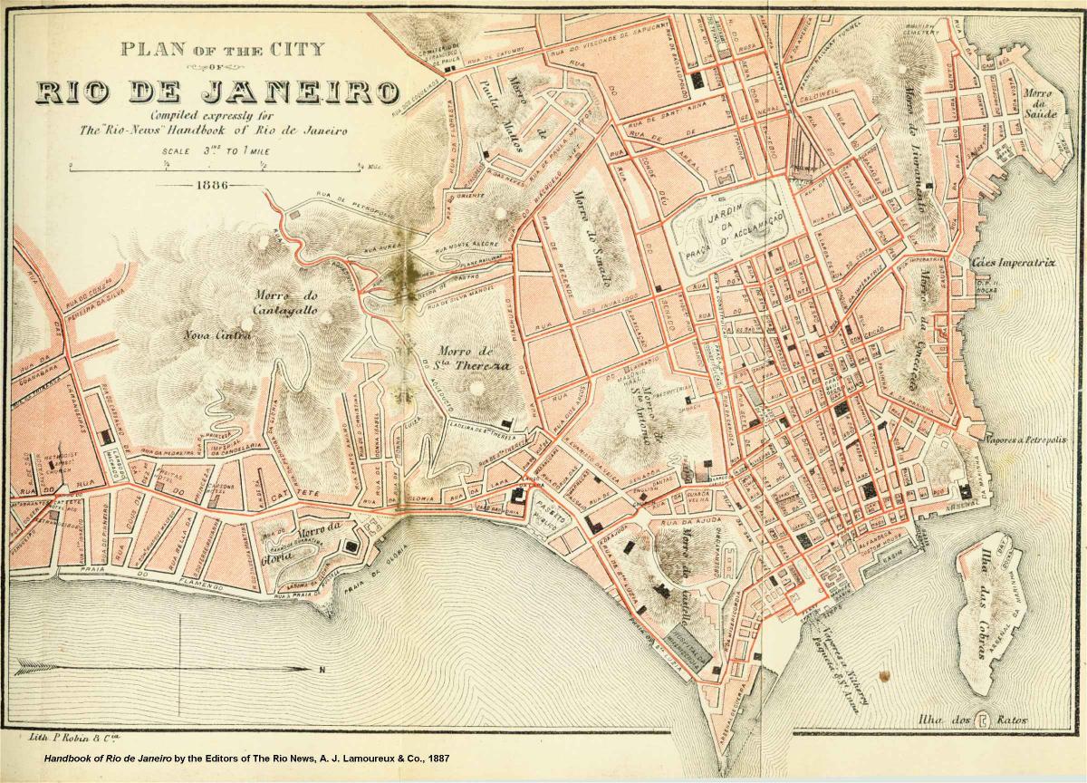 map of rio de janeiro in 1886